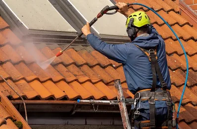 Démoussage et hydrofuge de toiture au Manoir